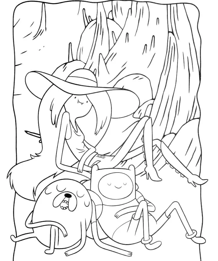 Adventure Time Ausmalbilder 1