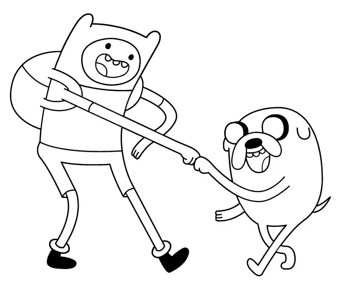 Adventure Time Ausmalbilder 11