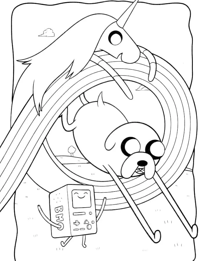 Adventure Time Ausmalbilder 16
