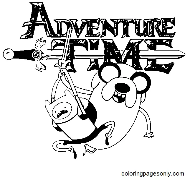 Adventure Time Ausmalbilder 21
