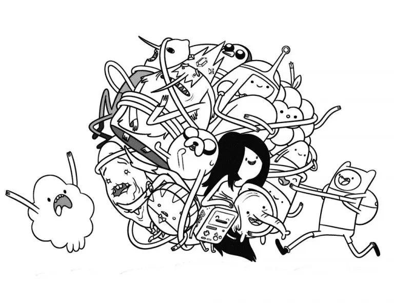Adventure Time Ausmalbilder 22