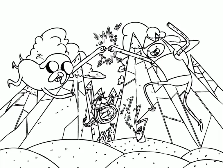 Adventure Time Ausmalbilder 23