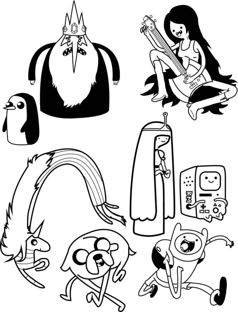 Adventure Time Ausmalbilder 24