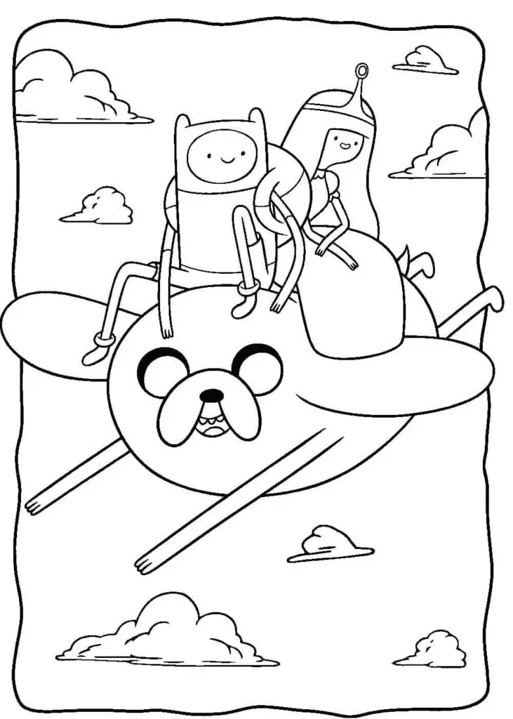 Adventure Time Ausmalbilder 30