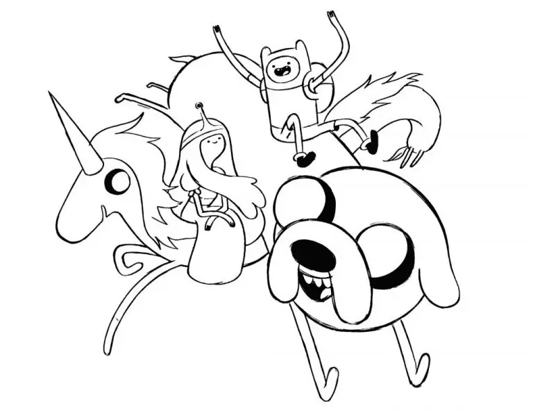 Adventure Time Ausmalbilder 48
