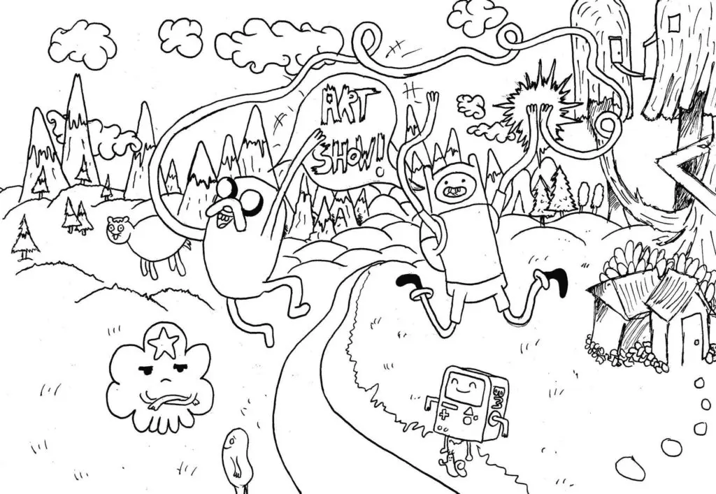 Adventure Time Ausmalbilder 50