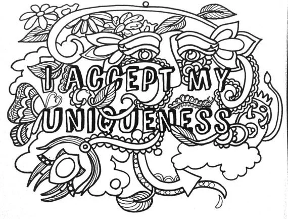 Affirmations Coloring Pages 16
