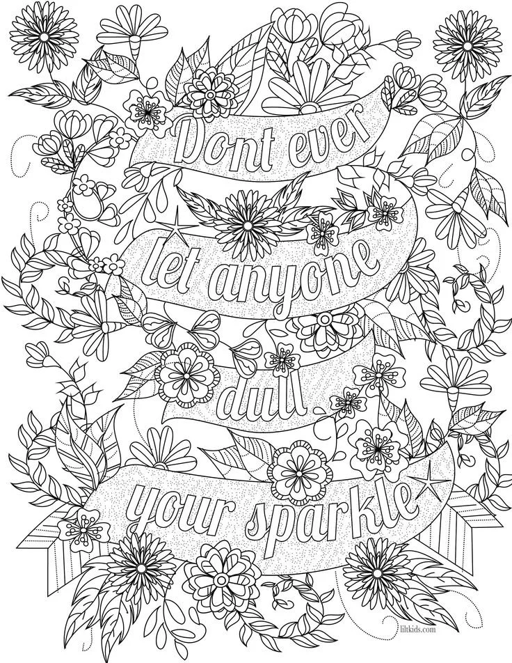 Affirmations Coloring Pages 27