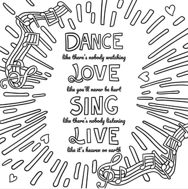 Affirmations Coloring Pages 33