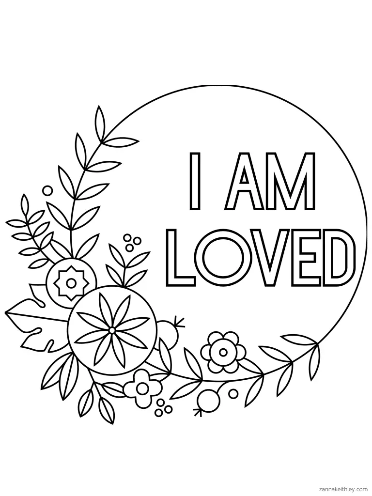 Affirmations Coloring Pages 40