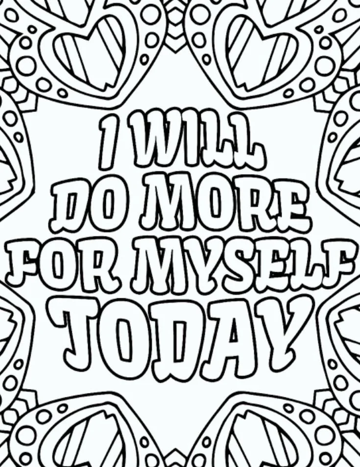 Affirmations Coloring Pages 43