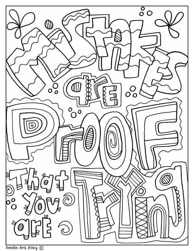 Affirmations Coloring Pages 5