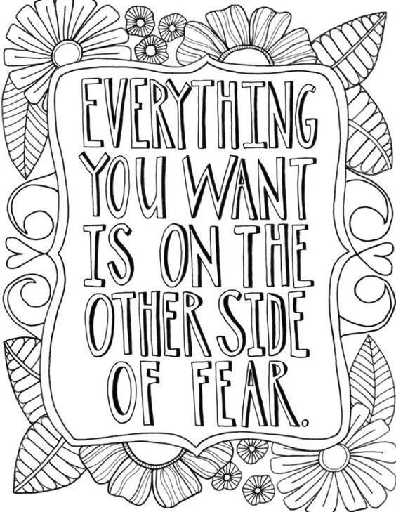 Affirmations Coloring Pages 8