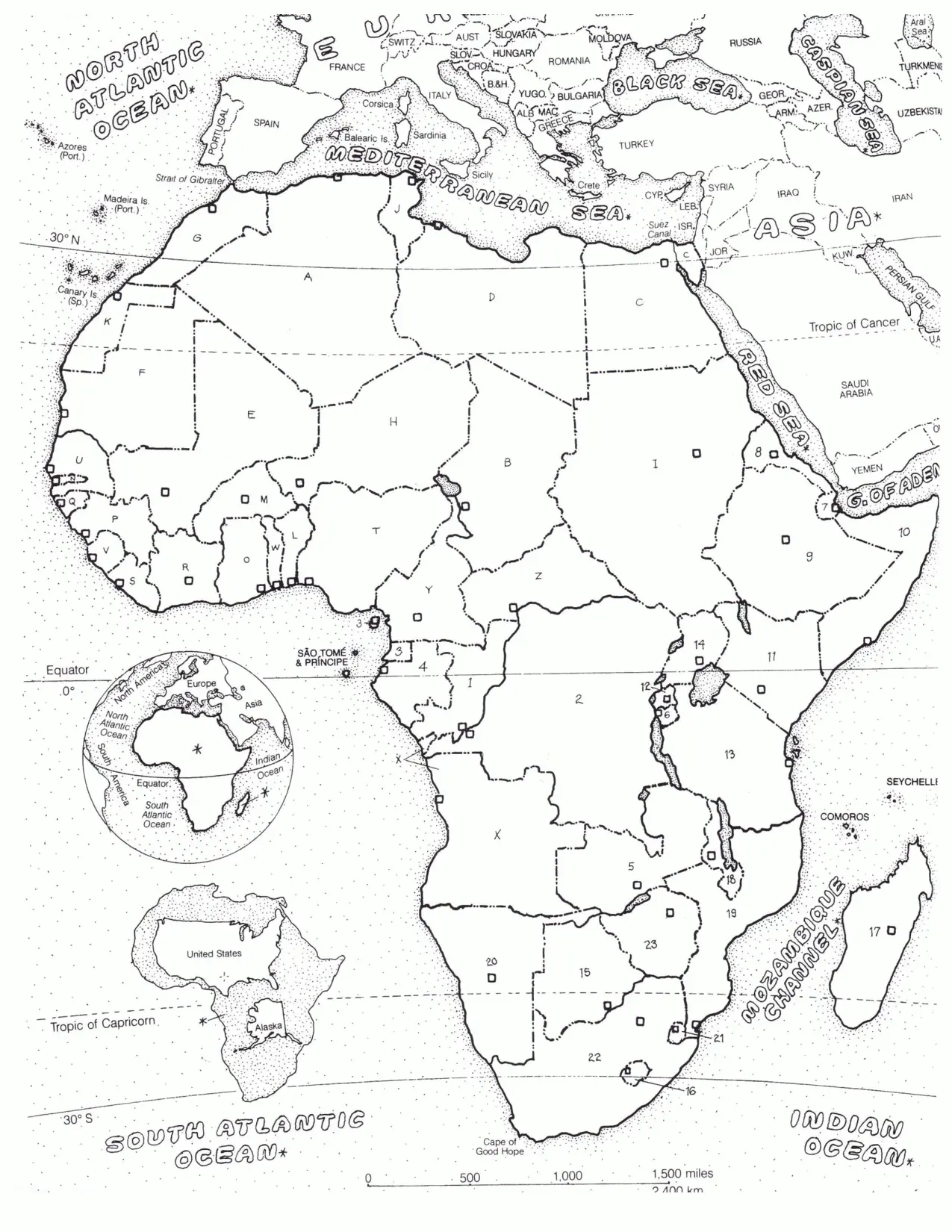 Africa Coloring Pages 12