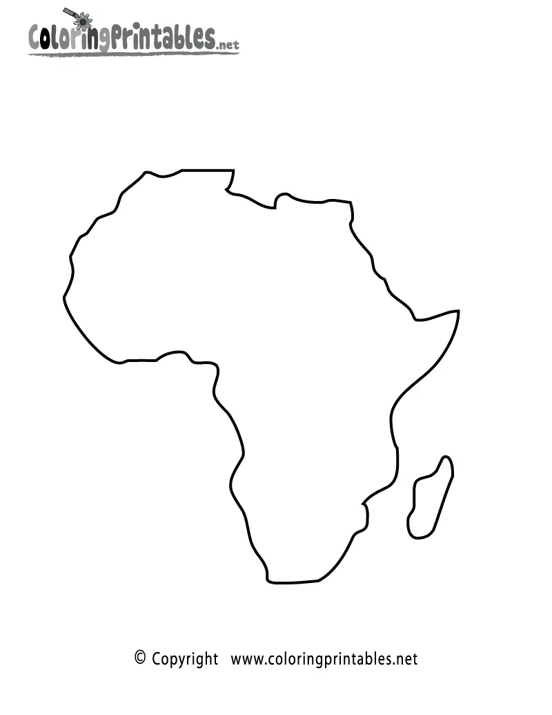 Africa Coloring Pages 17