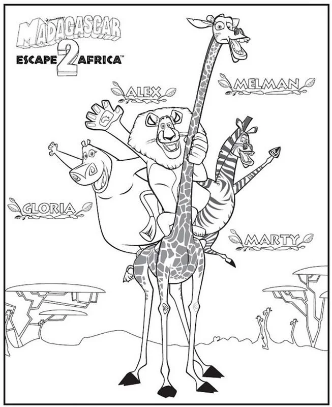 Africa Coloring Pages 22