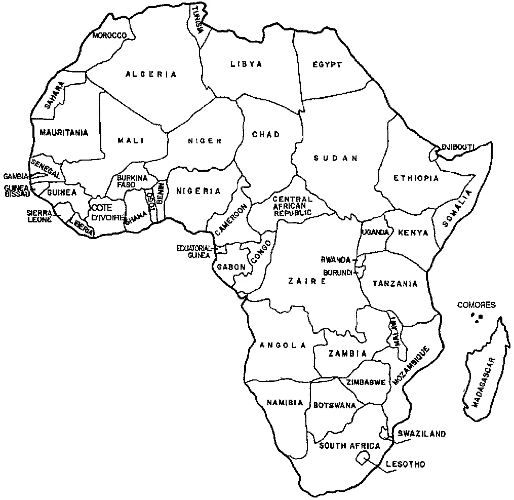 Africa Coloring Pages 25
