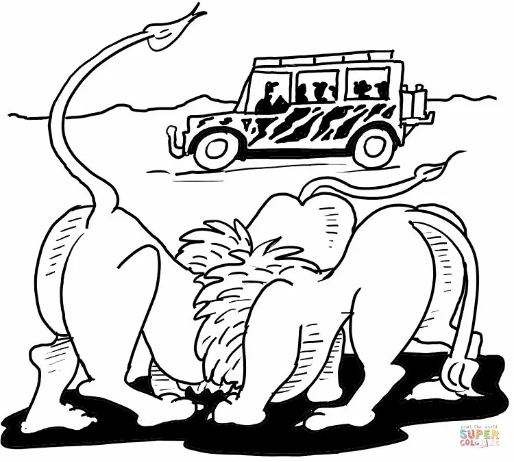Africa Coloring Pages 27