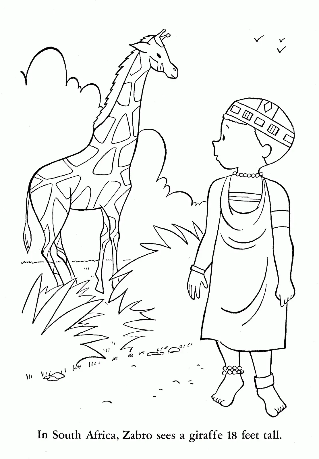 Africa Coloring Pages 3