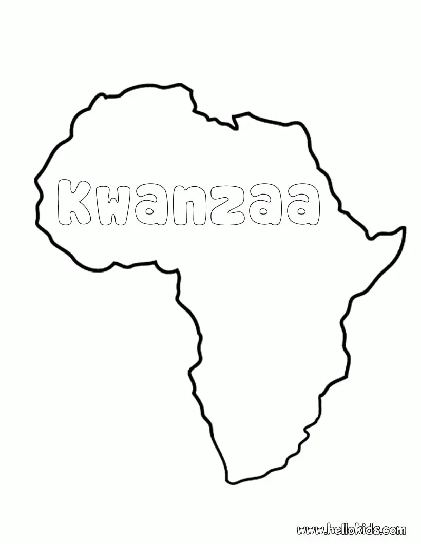 Africa Coloring Pages 32