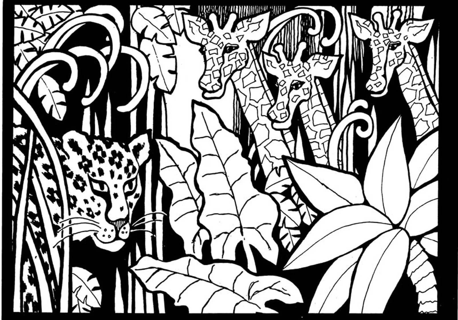 Africa Coloring Pages 5