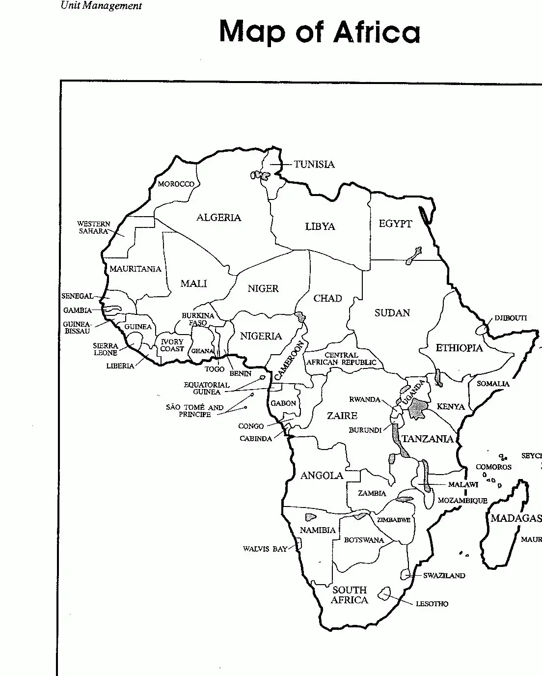 Africa Coloring Pages 7