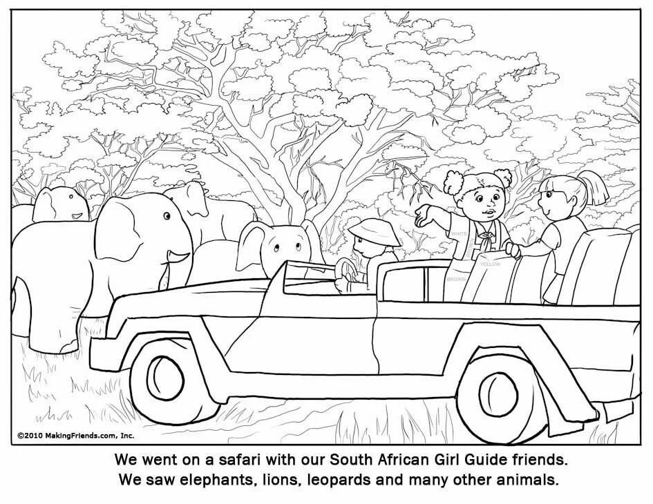 Africa Coloring Pages 8