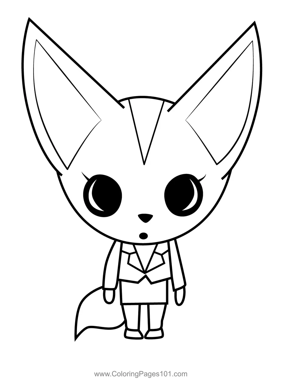 Aggretsuko Para Colorir 9