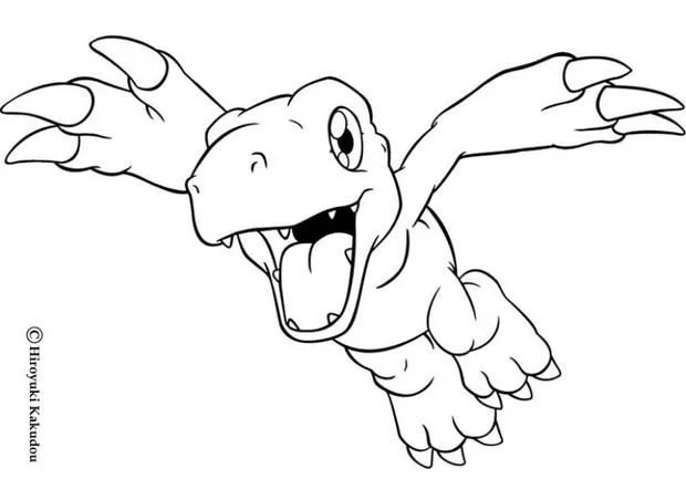 Agumon Para Colorear 2
