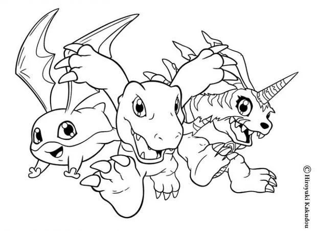 Agumon Para Colorear 3