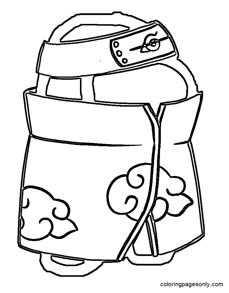 Akatsuki Coloring Pages 22