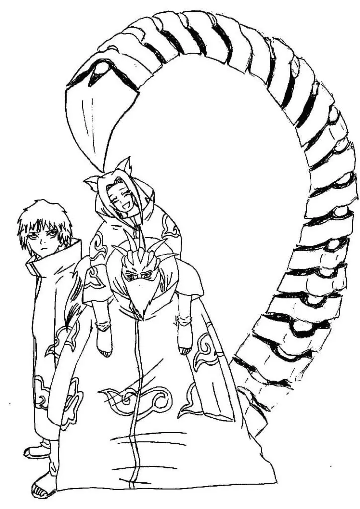 Akatsuki Coloring Pages 42