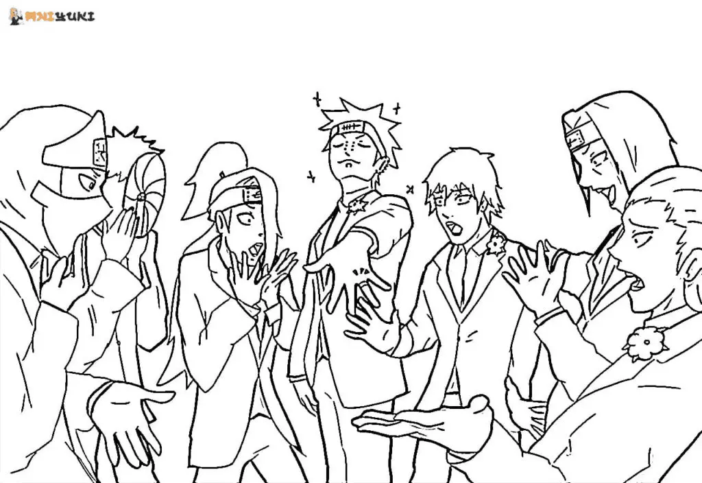 Akatsuki Coloring Pages 47