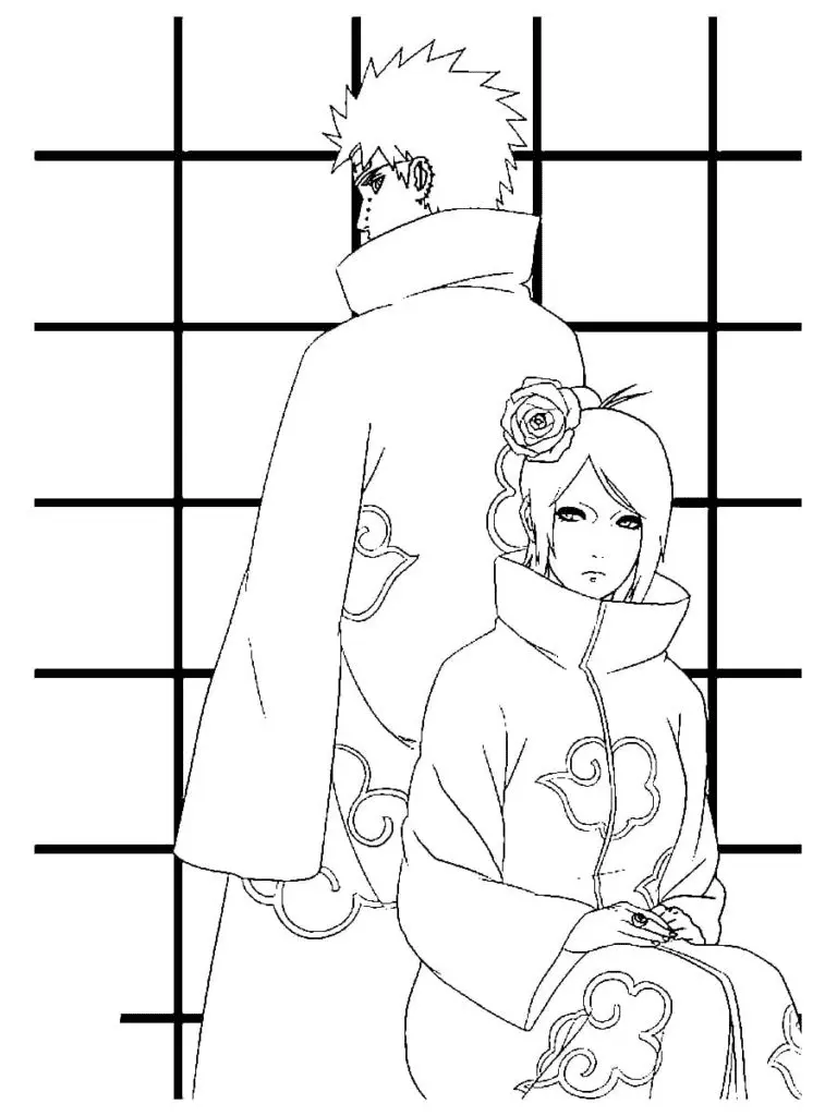Akatsuki Coloring Pages 50