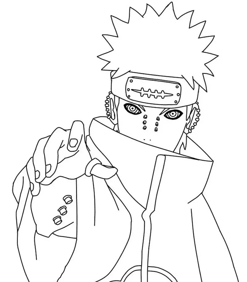 Akatsuki Coloring Pages 9