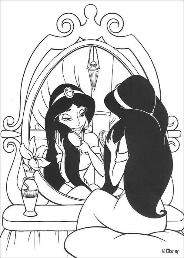 Aladdin Para Colorear 15