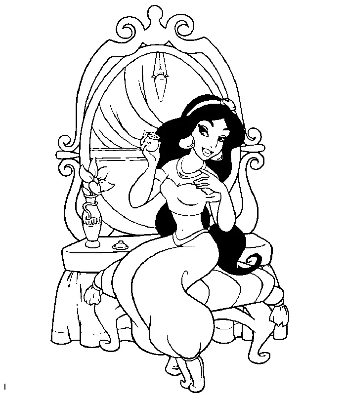 Aladdin Para Colorear 33