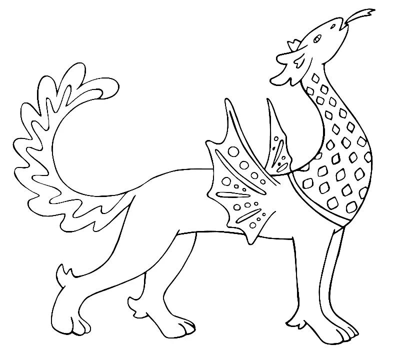 Alebrijes Ausmalbilder 20