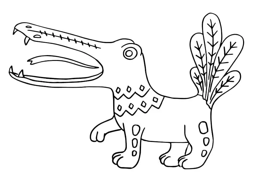 Alebrijes Ausmalbilder 31