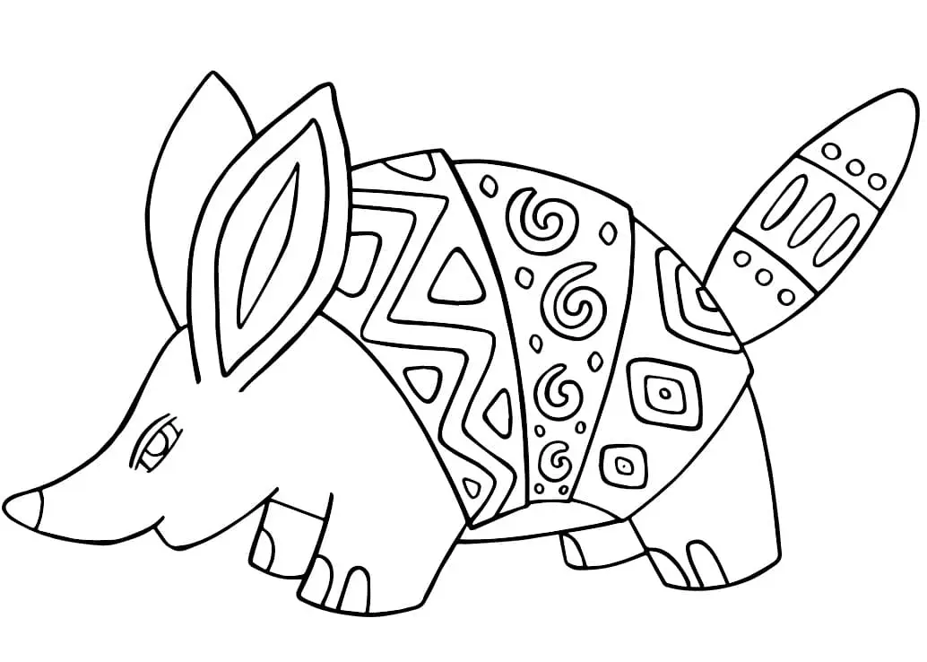 Alebrijes Ausmalbilder 6