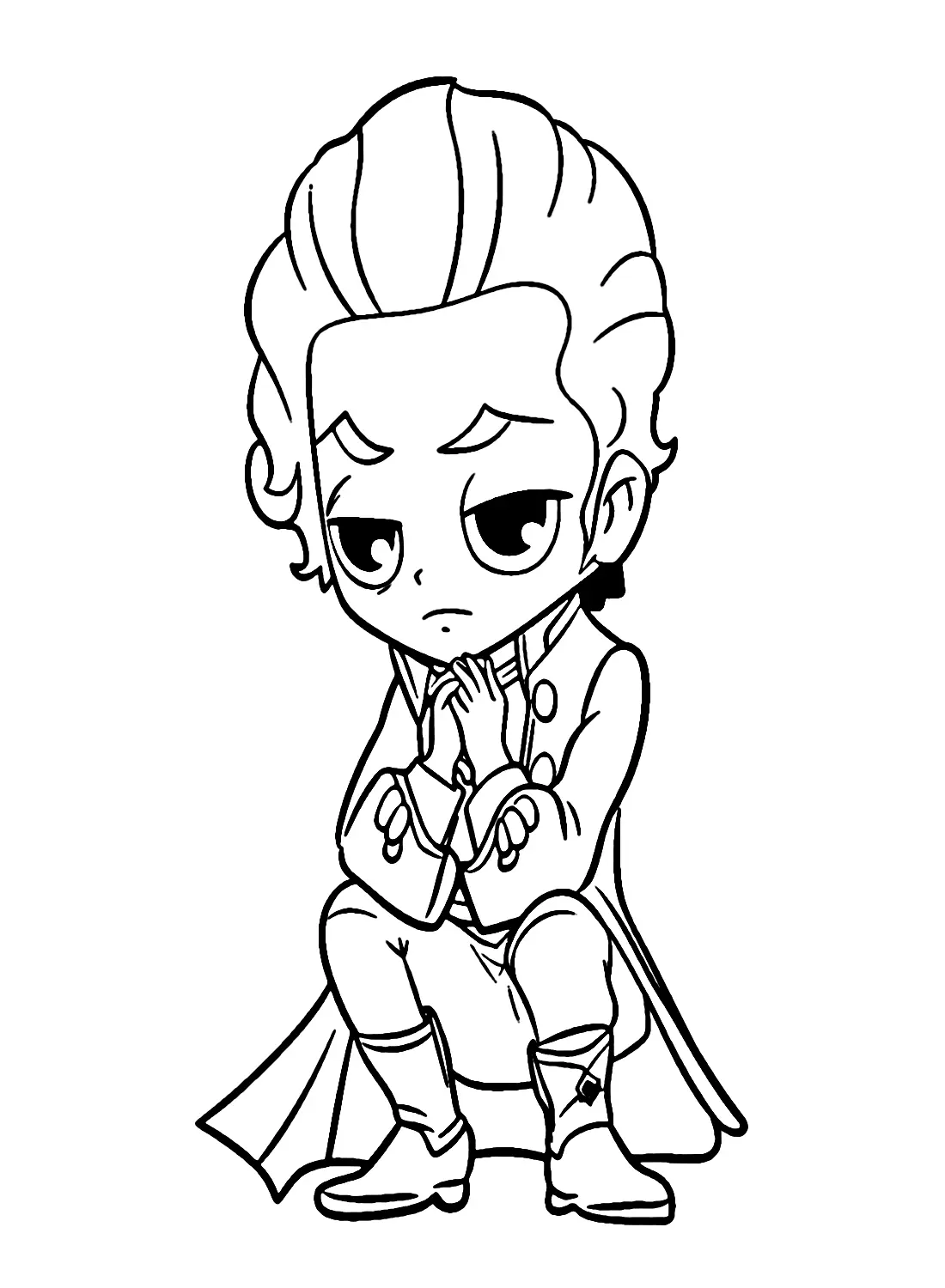 Desenhos de Alexander Hamilton Para Colorir 9