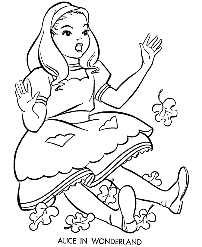 Alice im Wunderland Ausmalbilder 40