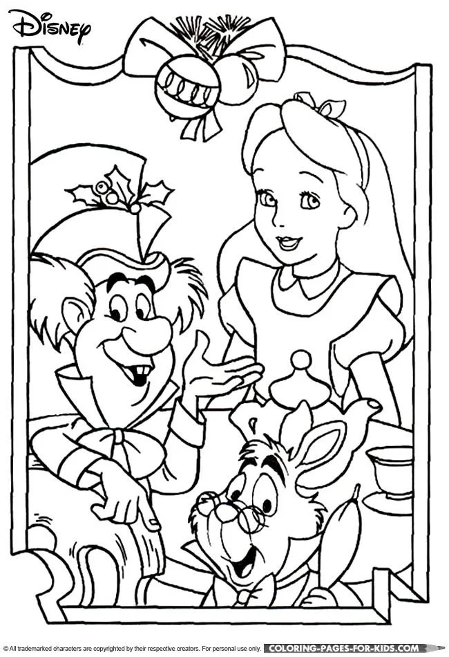 Alice im Wunderland Ausmalbilder 42