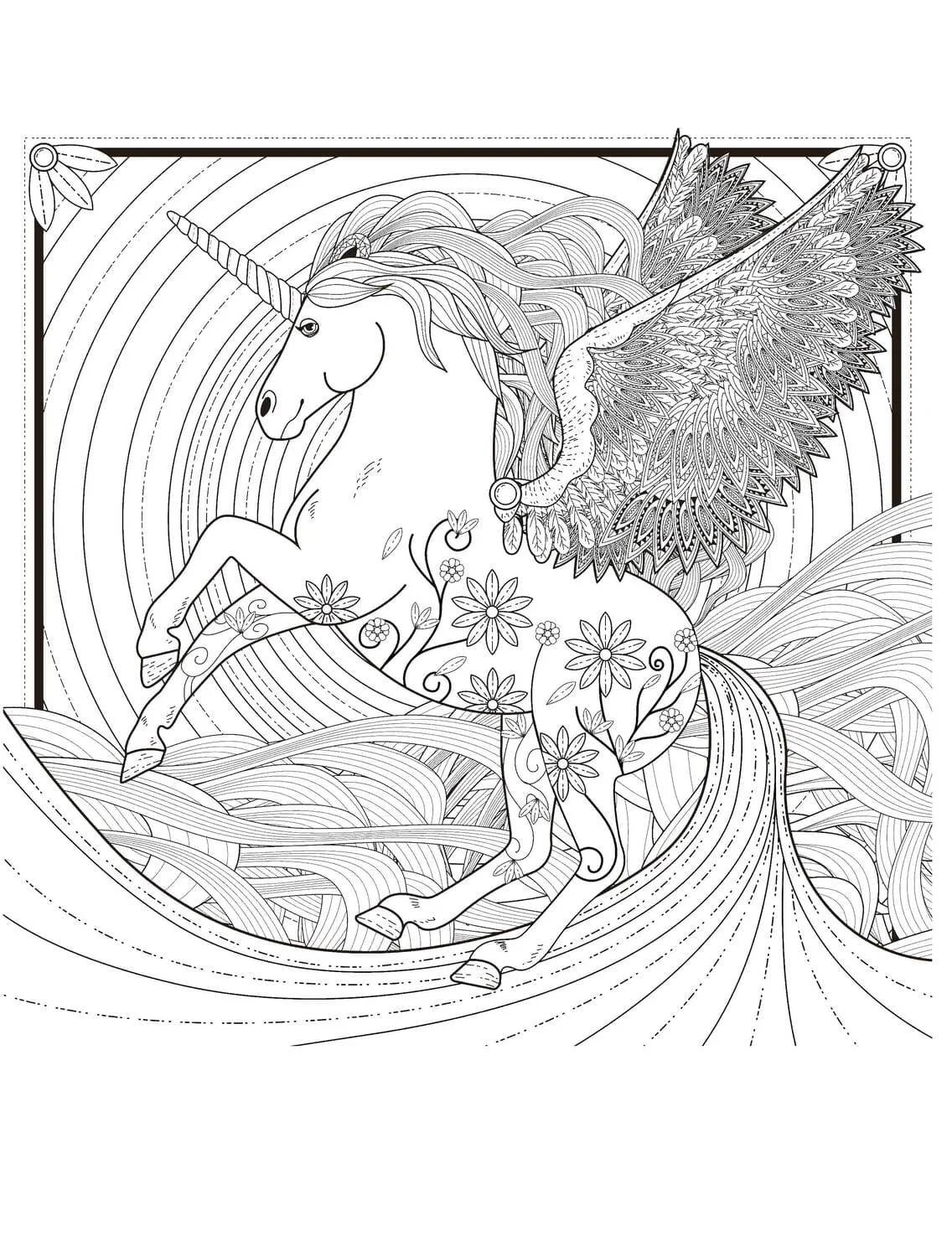 Alicorn Ausmalbilder 23