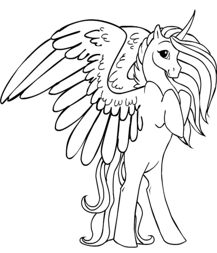 Alicorn Ausmalbilder 24