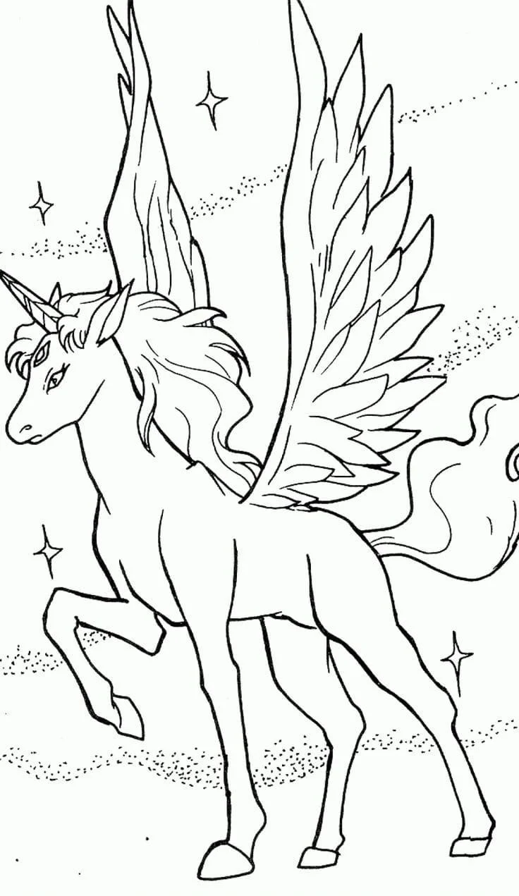 Alicorn Ausmalbilder 48