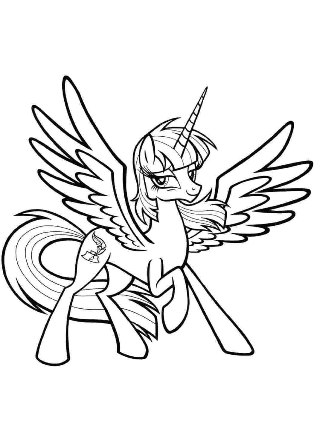 Alicorn Ausmalbilder 58