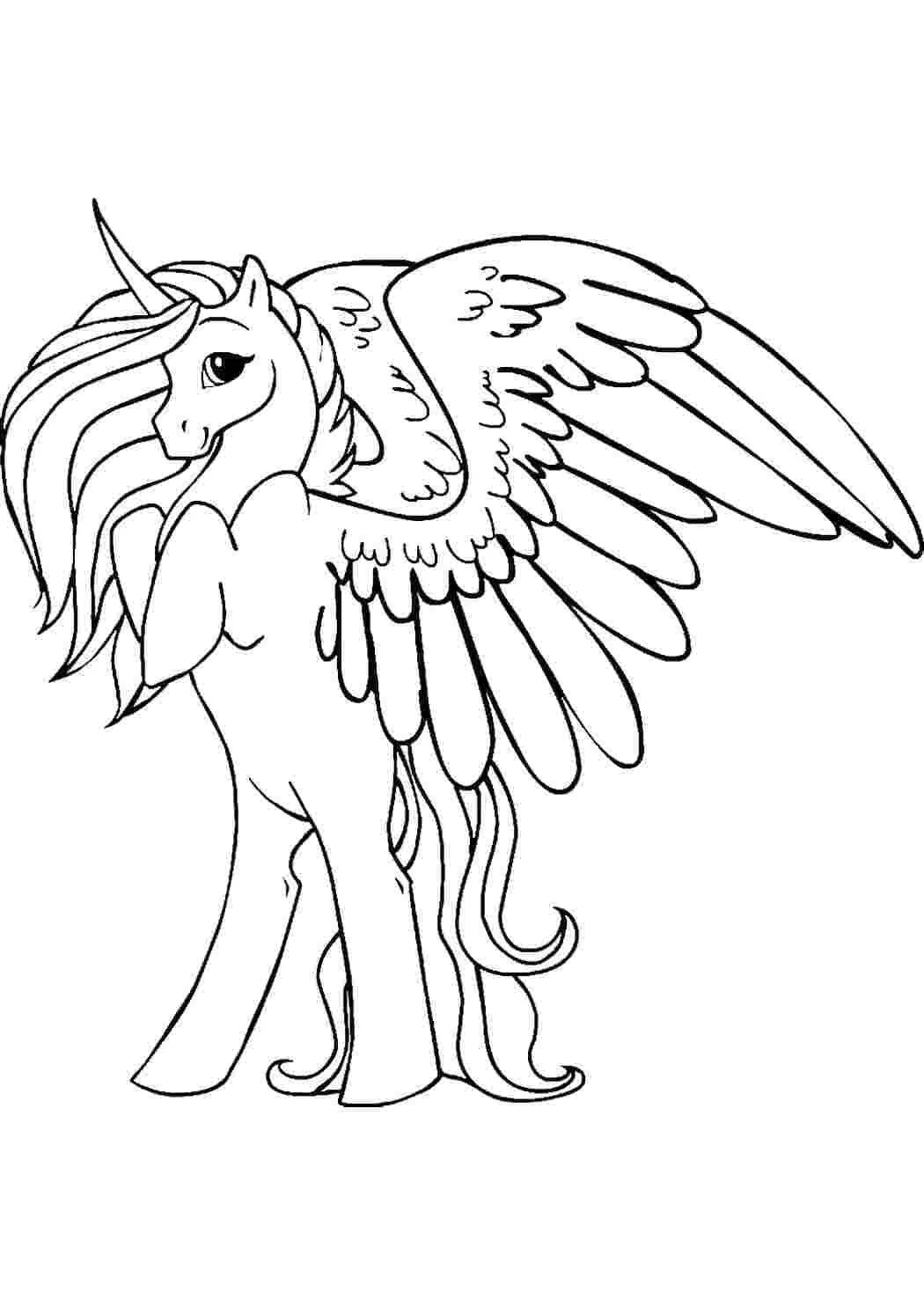 Alicorn Ausmalbilder 68