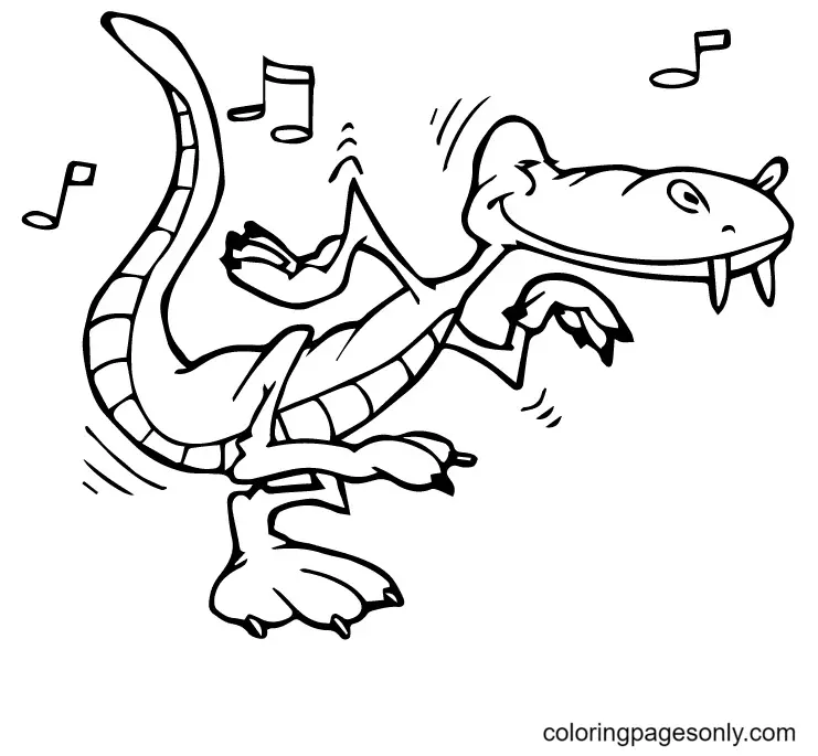 Alligator Coloring Pages 26
