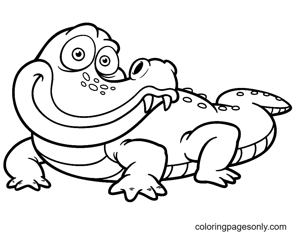 Alligator Coloring Pages 32
